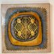 Ceramic plate Sant Vicens monogram XXth