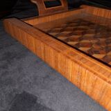 Marquetry serving tray.