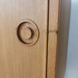 Danish sideboard, sliding doors, in oak