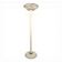 1950s floor lamp with alabaster shade
