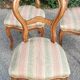4 chaises anciennes en noyer milieu XIXe siècle
