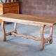Rustic oak table.