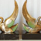 Pair of Art Deco Zoomorphic Bookends, France circa 1930