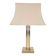 Brass Table Lamp from Deknudt, Belgium, 1978