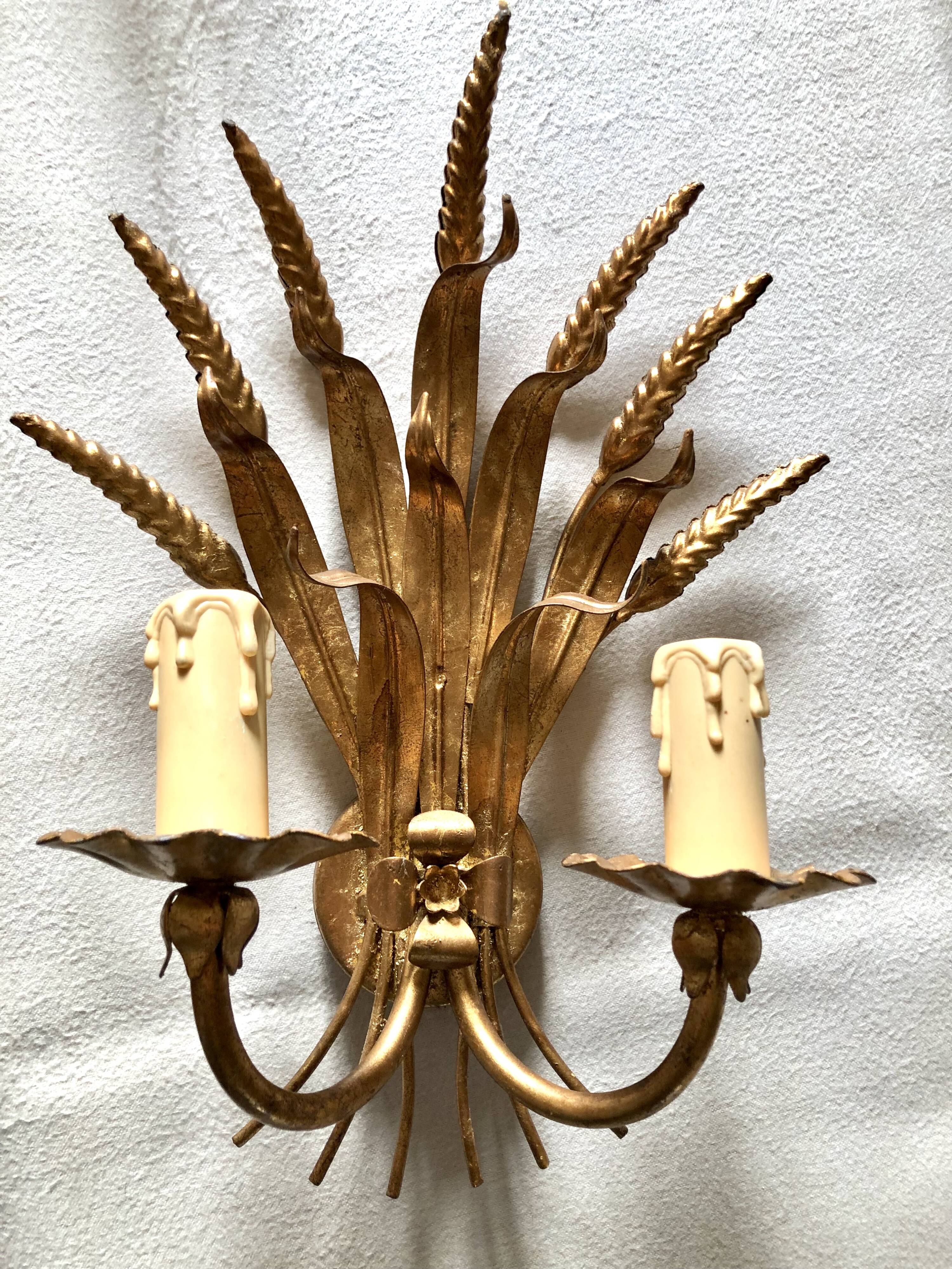 Ensemble d'appliques gerbe de blé