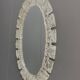 Large Oval Ice mirror by Egon Hillebrand 1970s
