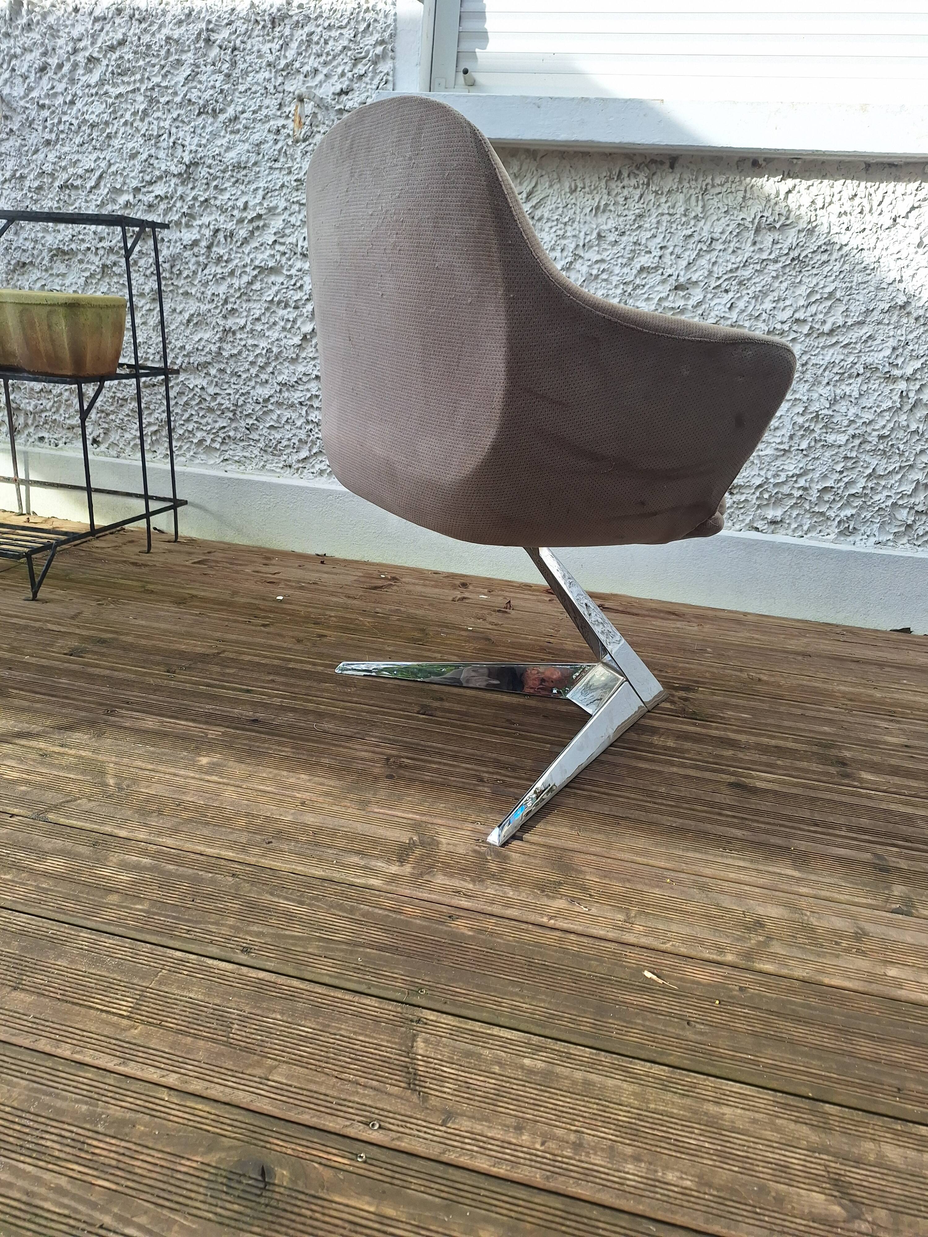 Jacques Adnet "Air France" armchair