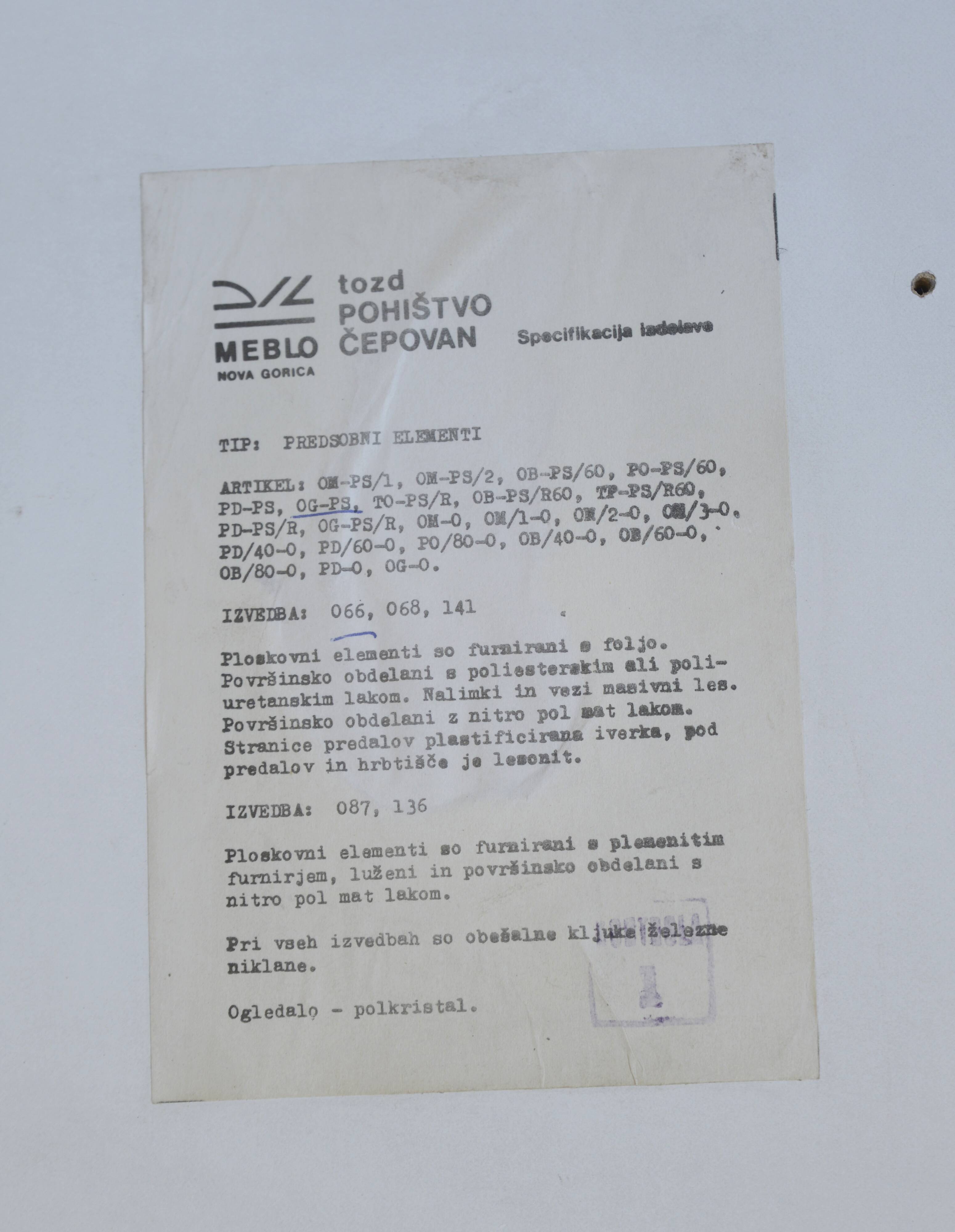 Miroir vintage blanc de style scandinave Meblo, milieu du siècle moderne, années 1970