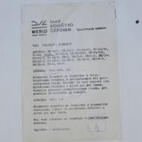 Miroir vintage blanc de style scandinave Meblo, milieu du siècle moderne, années 1970