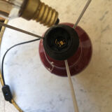 Ceramic foot table lamp