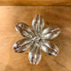 Silver metal caviar or ashtray service, Fleuron, Christofle, 60s