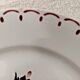 Lot de 5 Anciennes Assiettes Creuses Badonviller Vintage