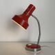Vintage 1960 desk lamp Veneta Lumi Italy red - 35 cm