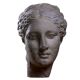 Head of Greek Goddess Hygeia, Plaster Sculpture, 1930s–1940s