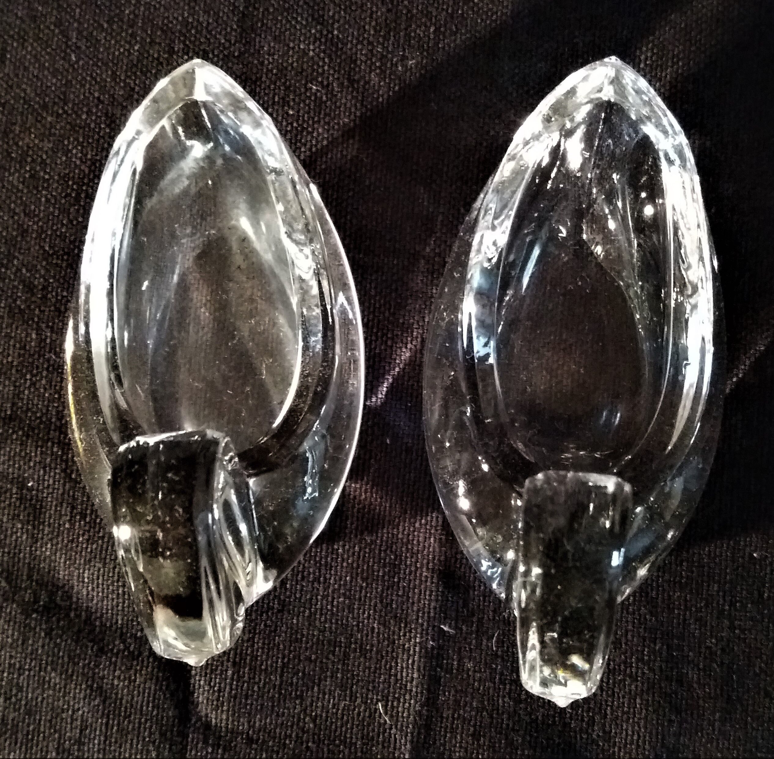 Mirror crystal and chrome 1950s
