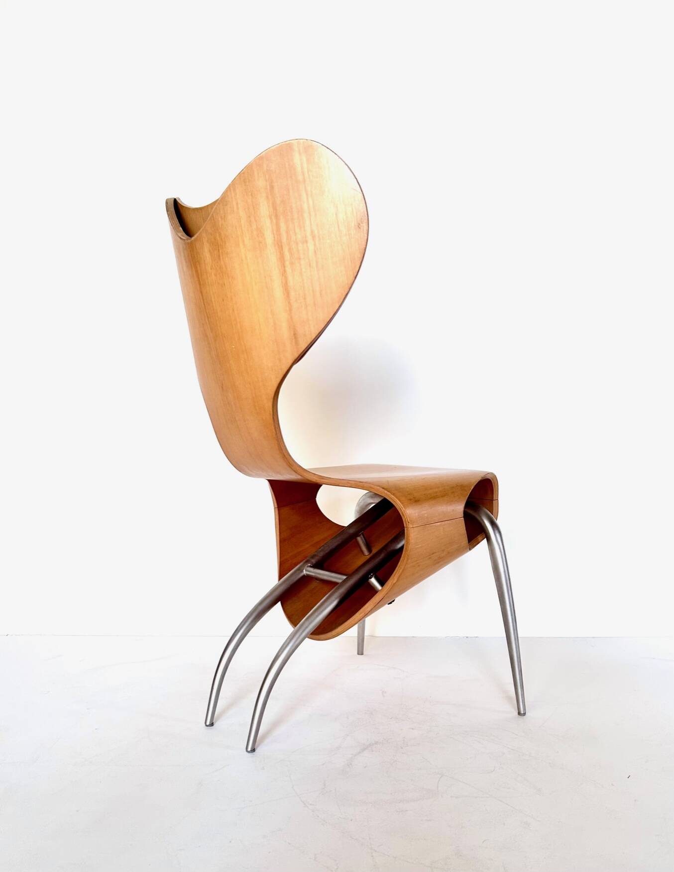 Empty chair by Ron Arad for Driade, 1993