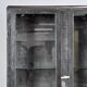 Polished iron medicine cabinet, 1950s