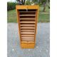 70s wooden curtain cabinet