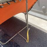 Vintage sunbathing deckchair 70S