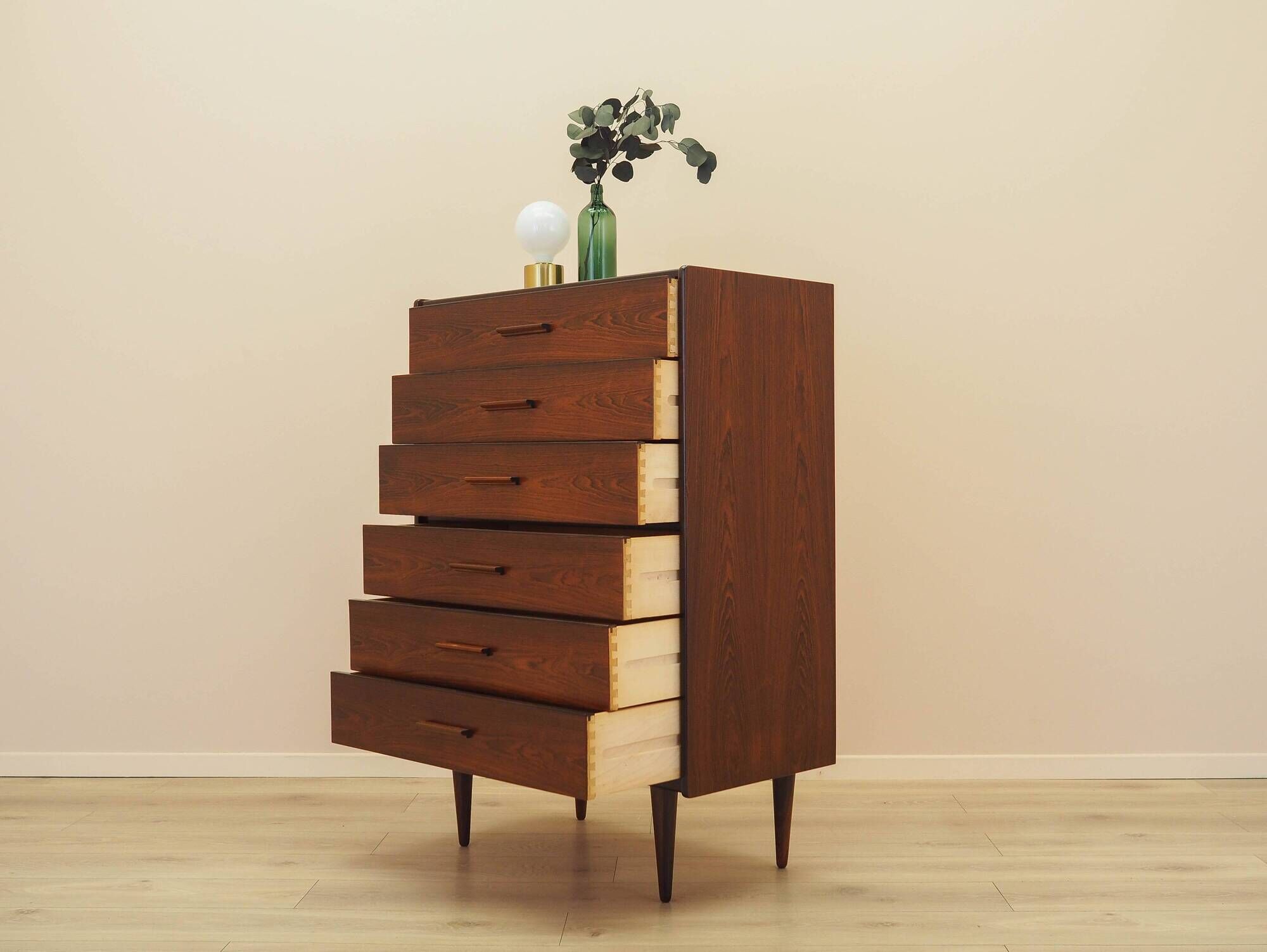 Rosewood chest of drawers, Danish design, 1970s, made in Denmark
