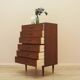 Rosewood chest of drawers, Danish design, 1970s, made in Denmark