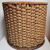 Vintage woven fiber basket