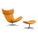 Set of Imola lounge chair and ottoman attributed to Henrik Pedersen for BoConcept, 2000s