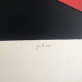 Émile GILIOLI, Untitled, c. 1970. Original lithograph signed in pencil