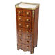 Semainier in marquetry and gilded bronze Louis XVI Style
