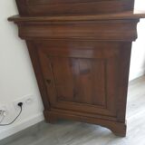 Massive merisier corner library furniture