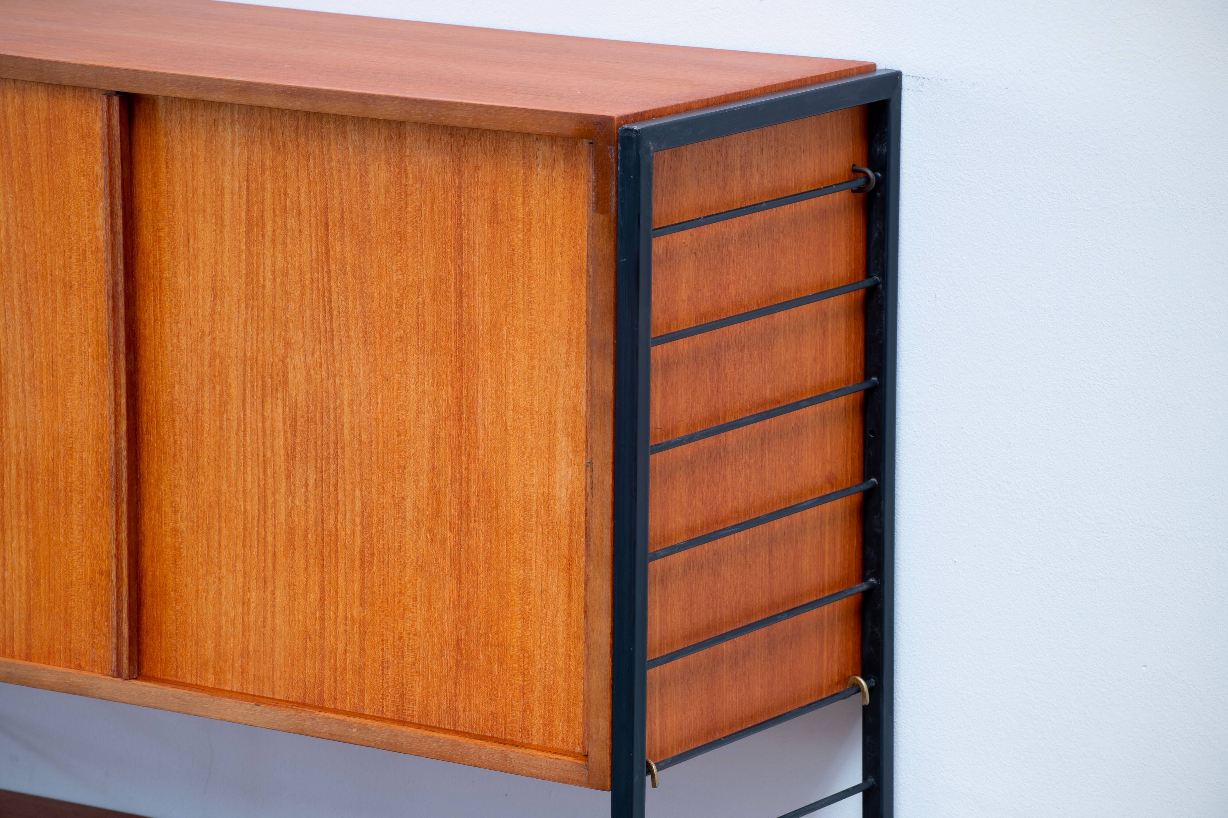 Library / Scandinavian Wall unit in teak 1960