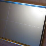 Mirror window, brass metal 31x61cm