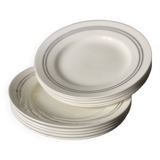 10 small plates from Gien