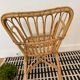 Vintage rattan armchair