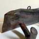 Art-Popular brutalist wall coat holder in solid wood