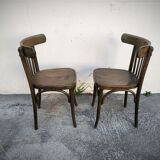 Paire de chaises bistrot