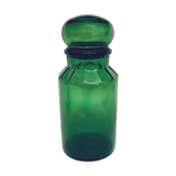 Maxwell 1960s apothecary-style green glass jar