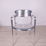 Aluminium stackable chair by Jorge Pensi for Amat 3, 1980