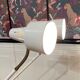 Paire de grandes lampes industrielles modulables 1950.