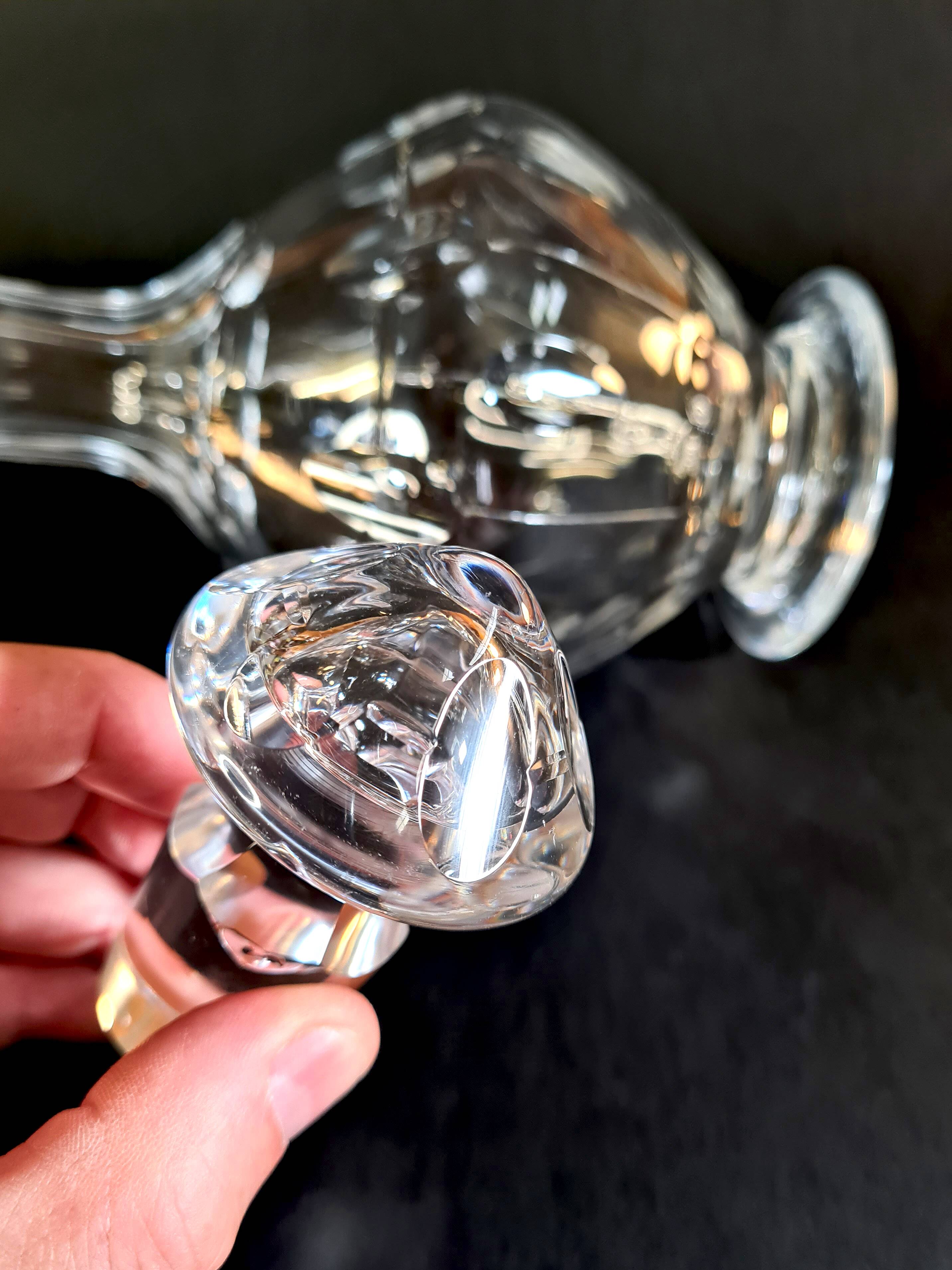 Cut Crystal Decanter – Val Saint Lambert "Nestor" Style