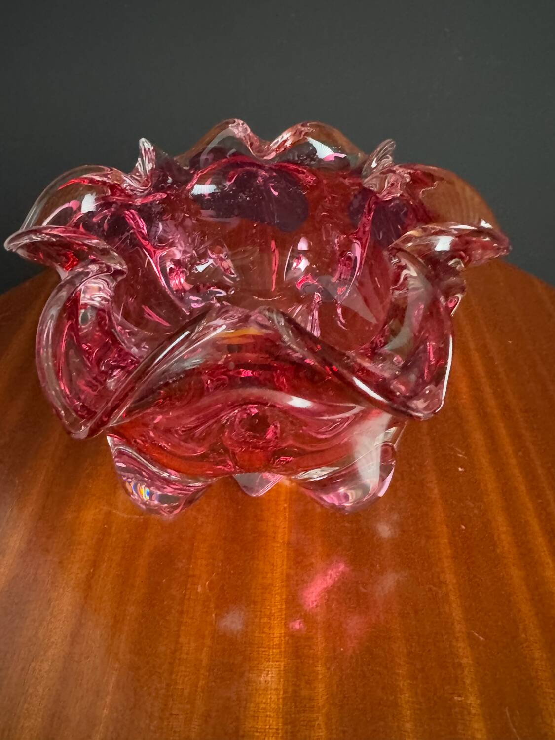 Blown glass catchall by Josef Hospodka from the 1960s.