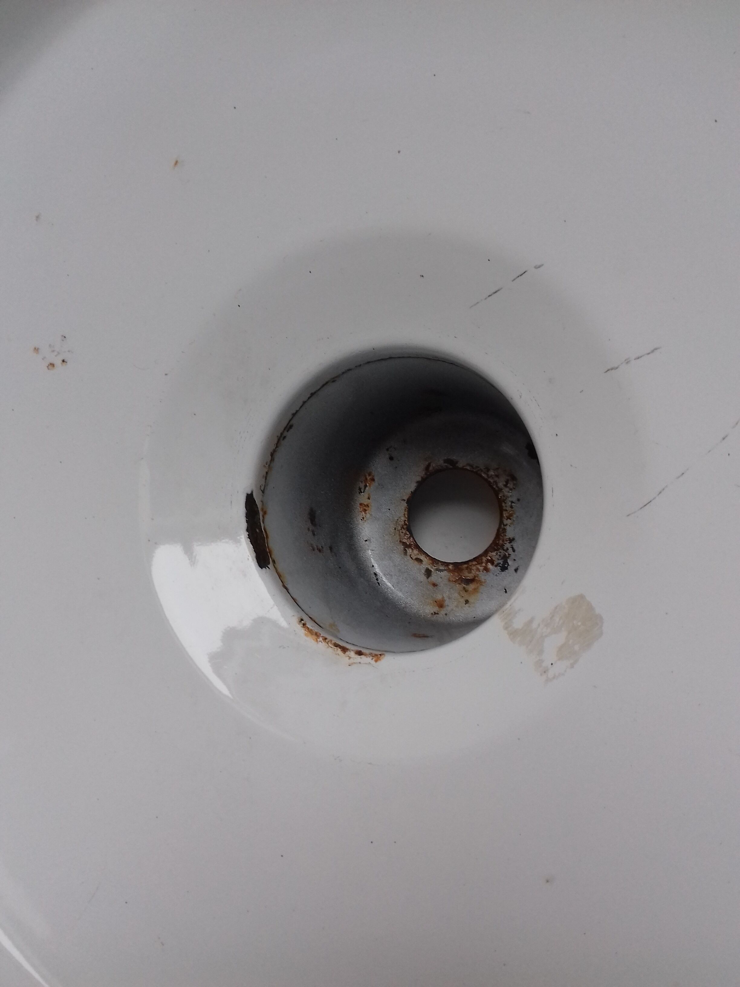 Black enamelled day blind 30cm