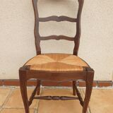 Regence chairs in straw-covered oak