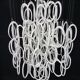 Suspension with tassel pendants