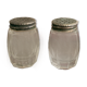 Vintage Salt and Pepper Set, Salt Shaker, Pepper Shaker, Art Deco Case and Bottle