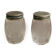 Vintage Salt and Pepper Set, Salt Shaker, Pepper Shaker, Art Deco Case and Bottle