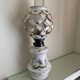Moustier faience lamp