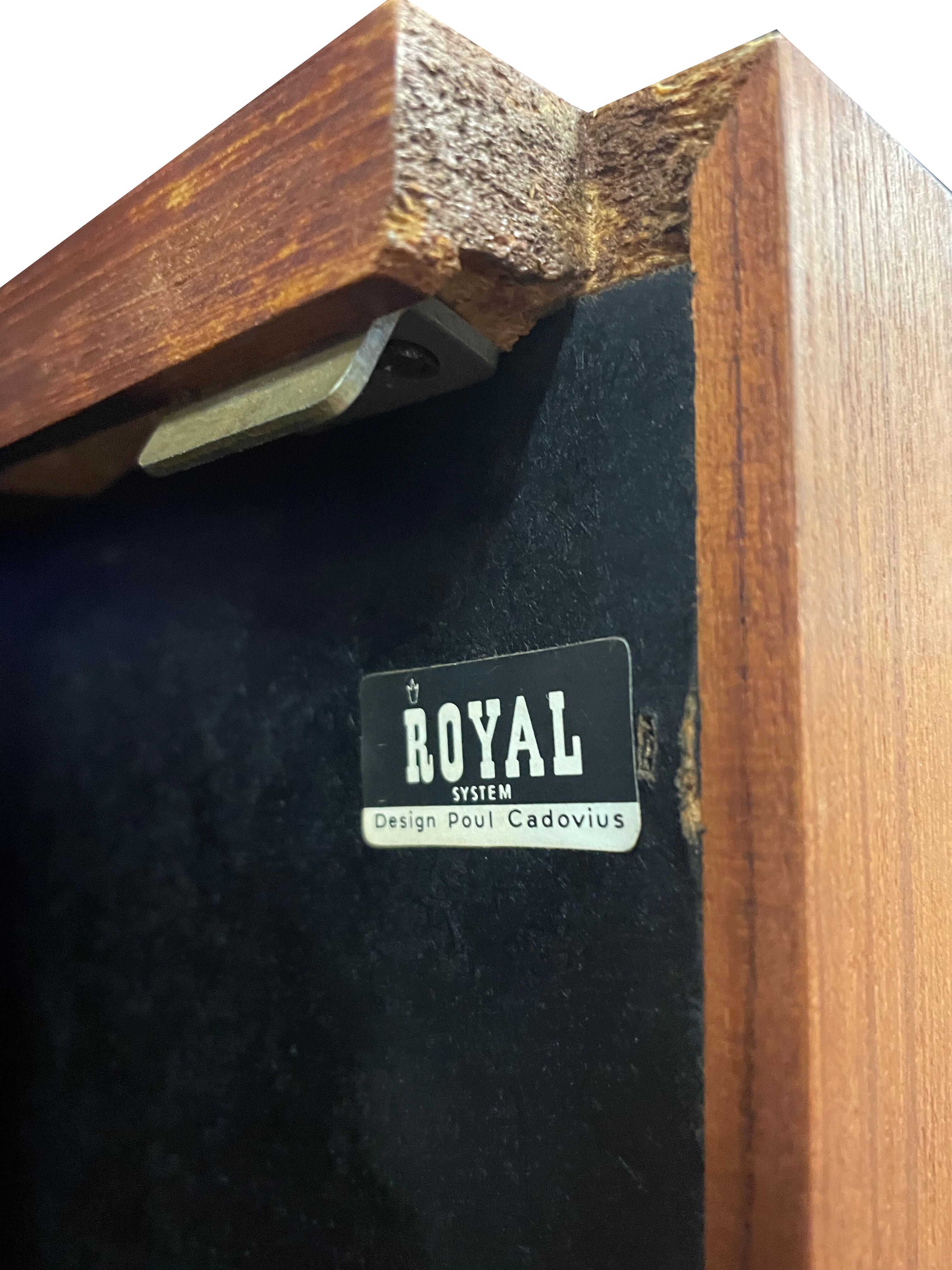 Vintage Poul Cadovius Royal System wall system wall