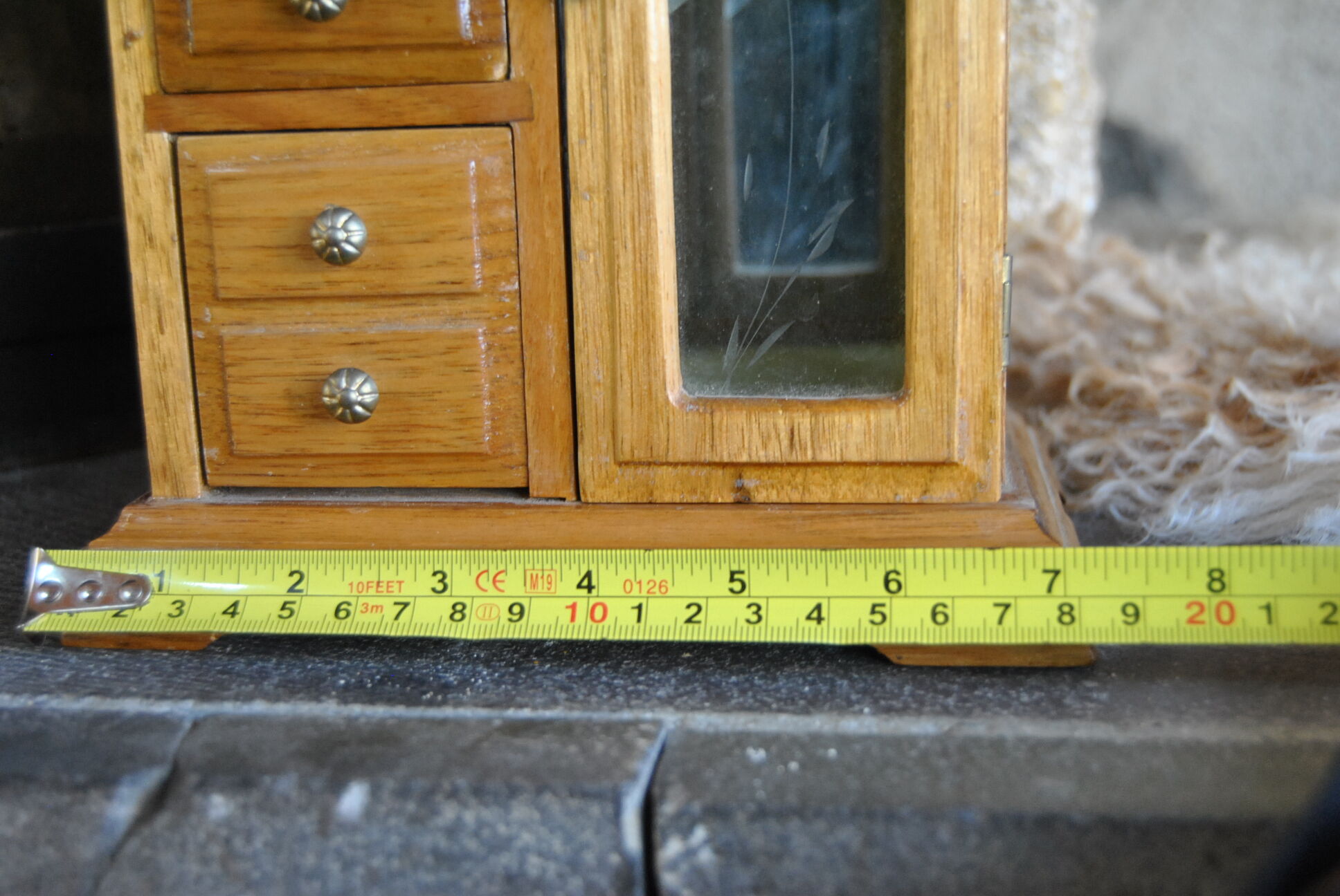 Cabinetmaker's jewelry box 50s/60s