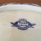Flora earthenware dish